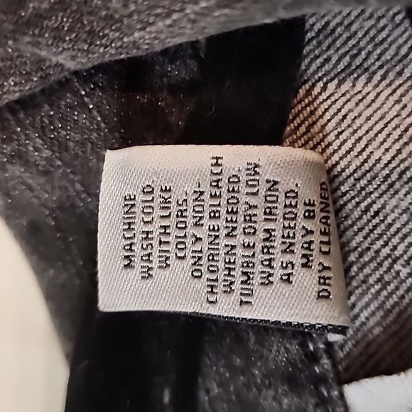 Chico's Platinum Black Jean Jacket Classic Size 2(12) - Picture 5 of 8